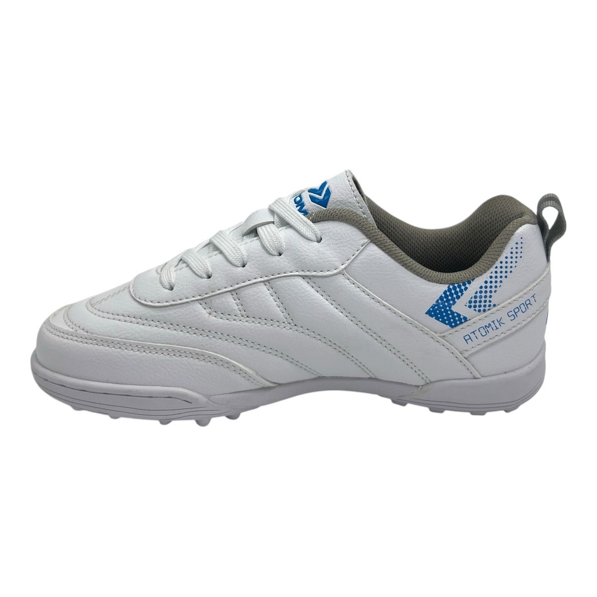 Zapatilla futbol f5 LIBERO JR BLANCO AZUL