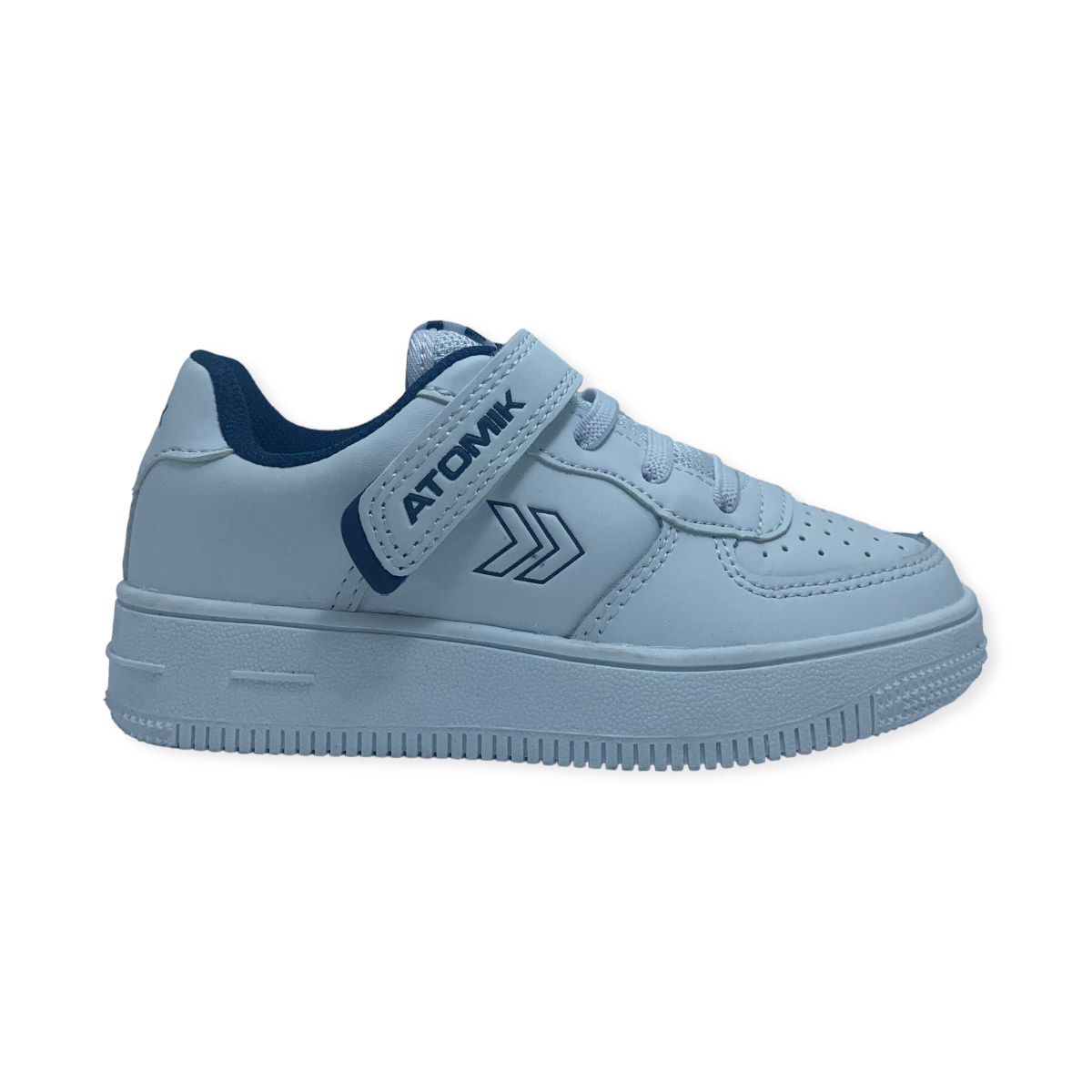 Zapatilla urbano CAMBRIDGE JR VELCRO BL-AZUL