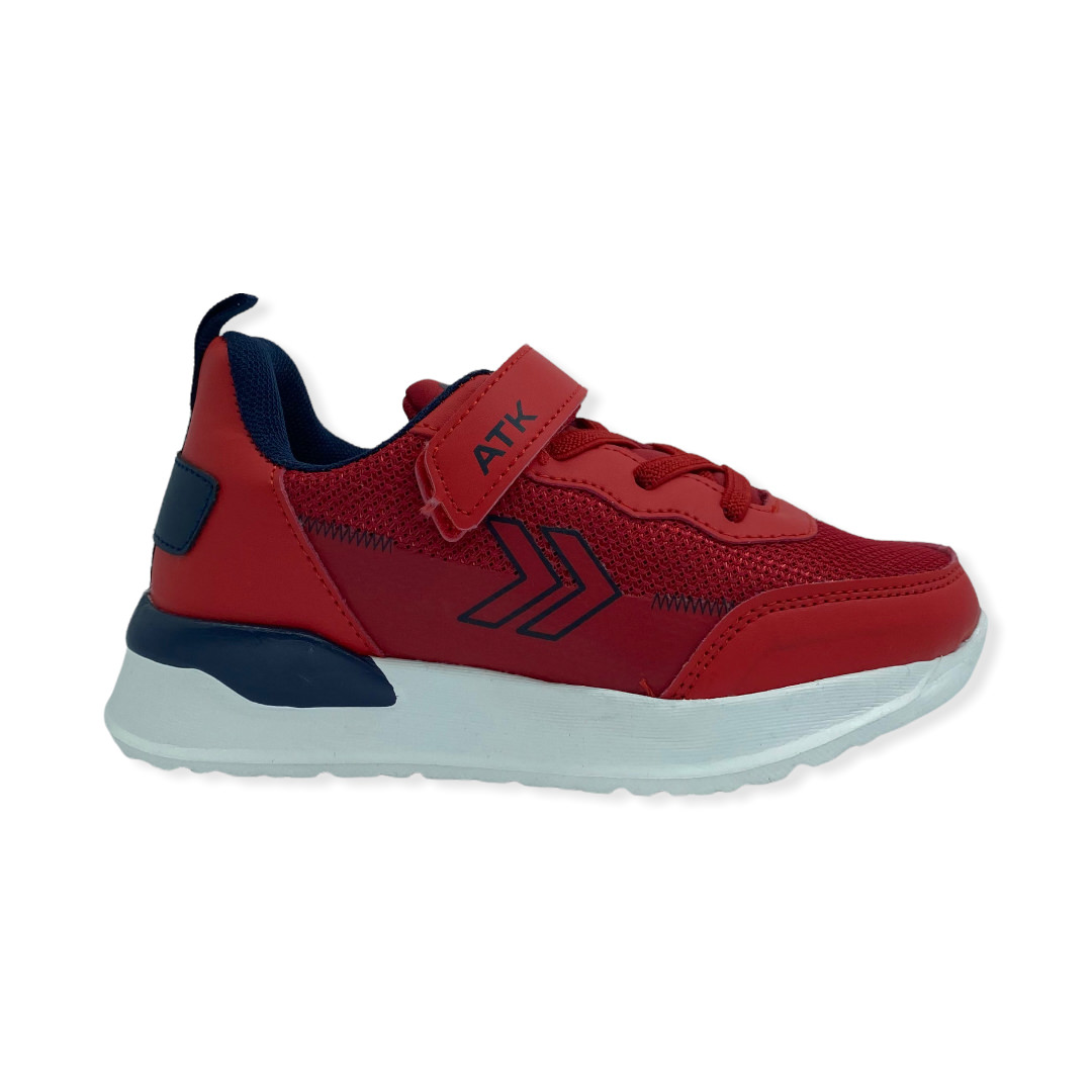 Zapatilla urbano CALI VELCRO JR ROJO