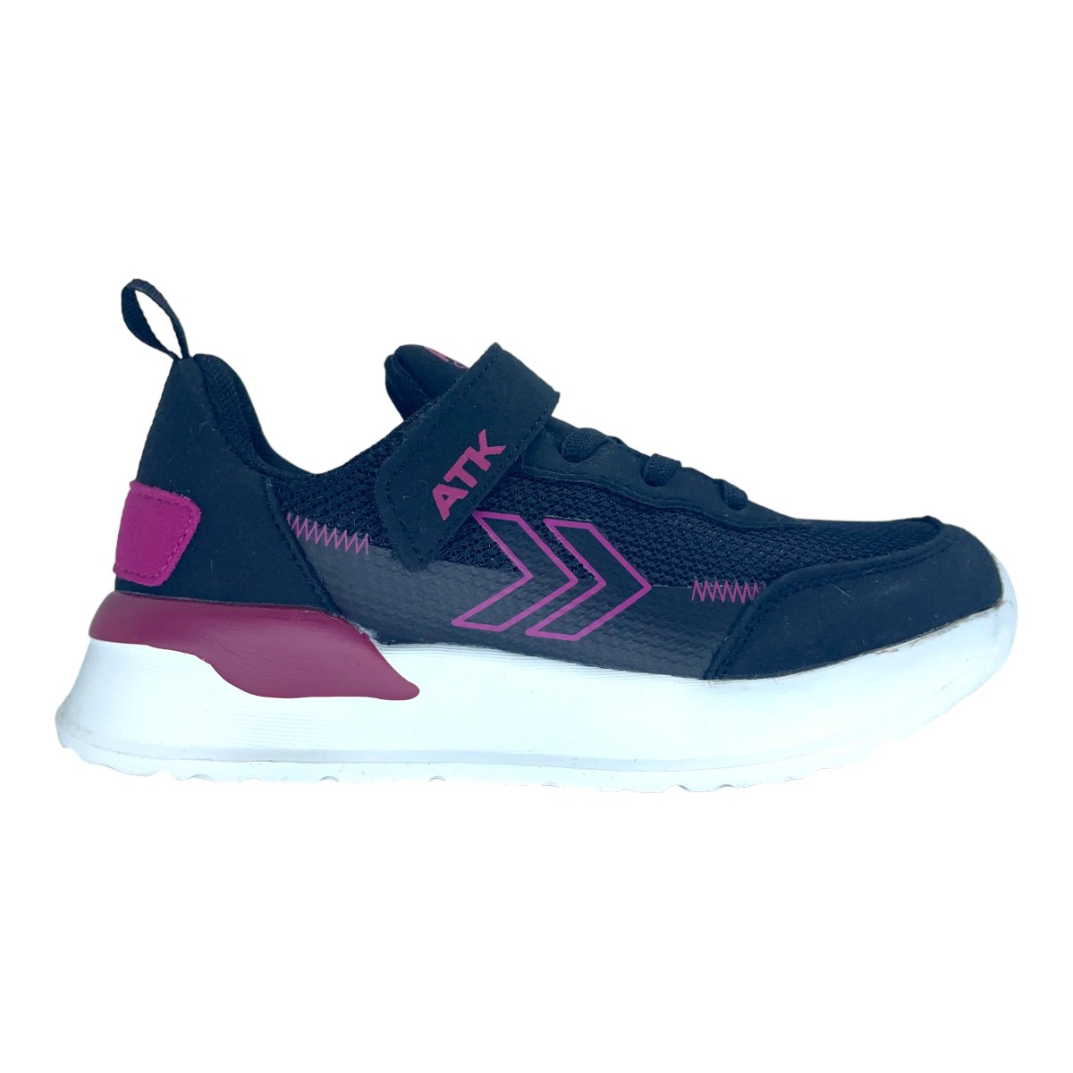 Zapatilla running CALI VELCRO JR -FUCSIA