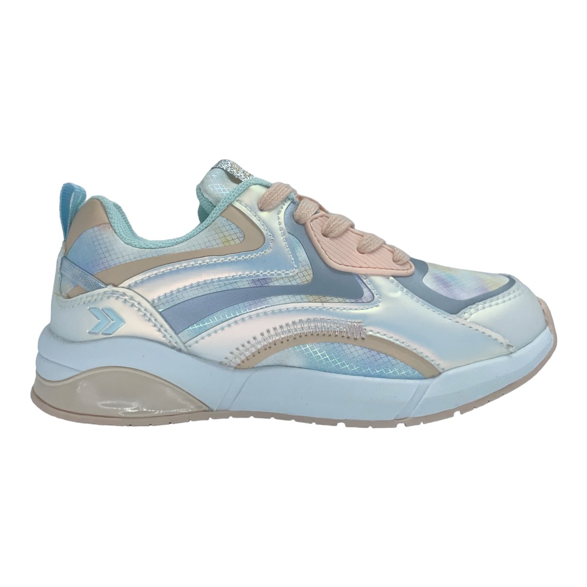 Zapatilla running SILVERY KID BLANCO