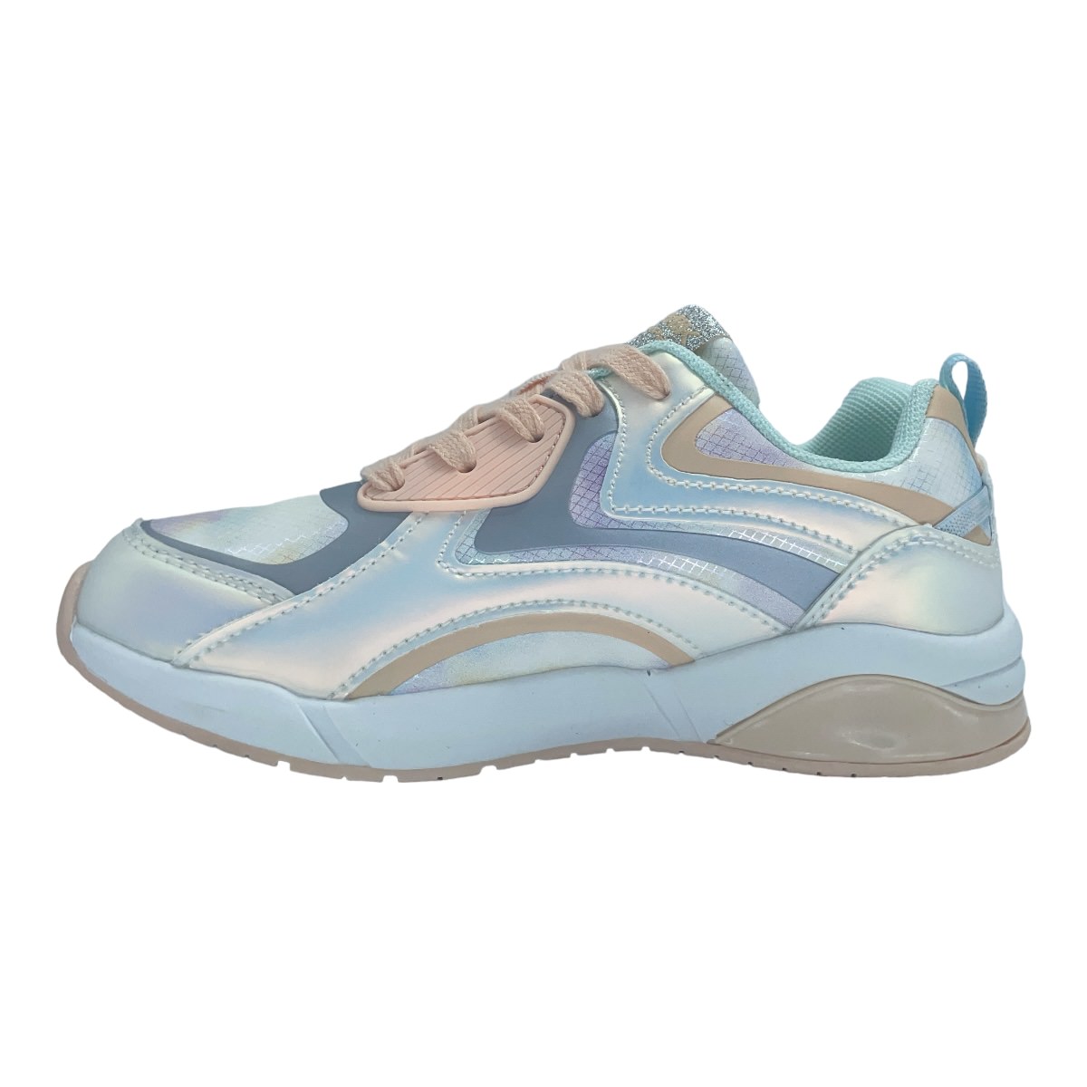 Zapatilla running SILVERY KID BLANCO