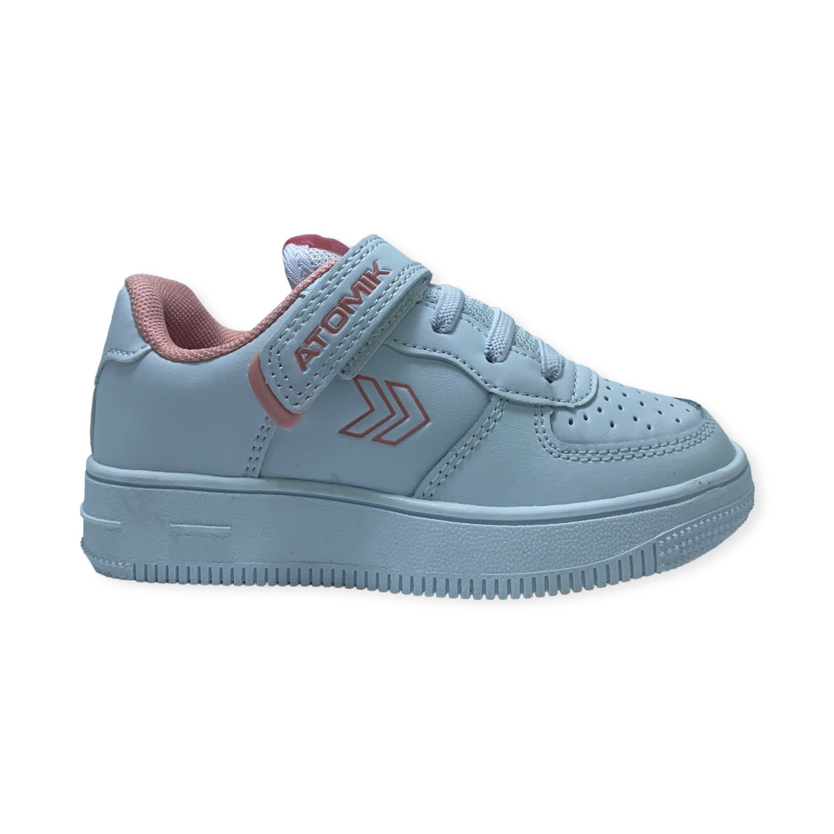 Zapatilla urbano CAMBRIDGE VELCRO JR ROSA