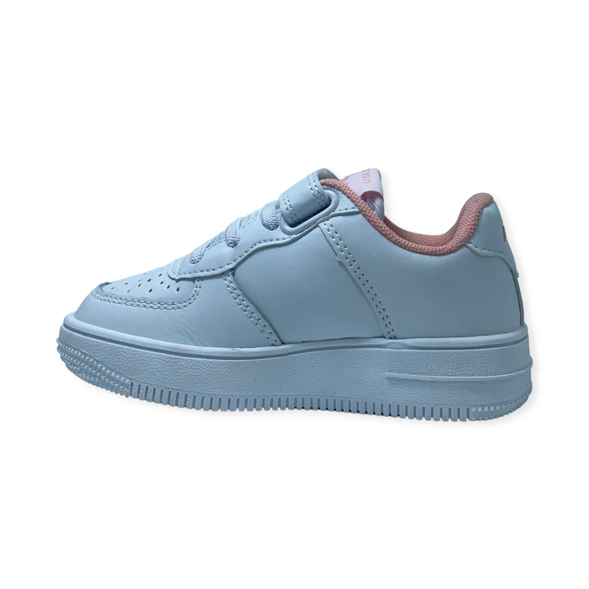 Zapatilla urbano CAMBRIDGE VELCRO JR ROSA