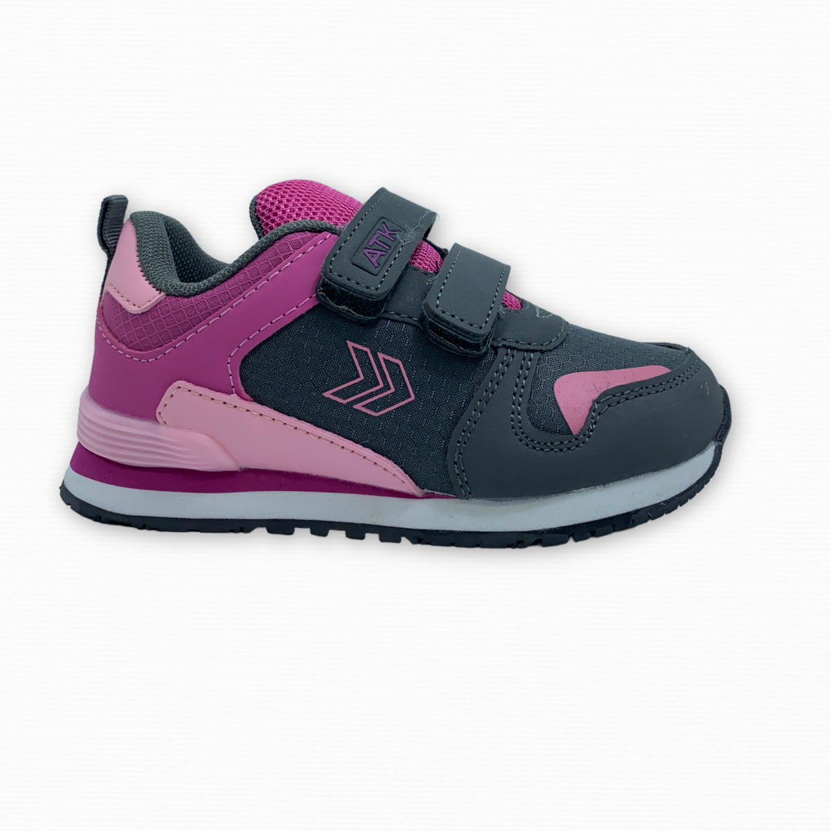 Zapatilla urbano TYLER VELCRO KID TOPO-FUCSIA
