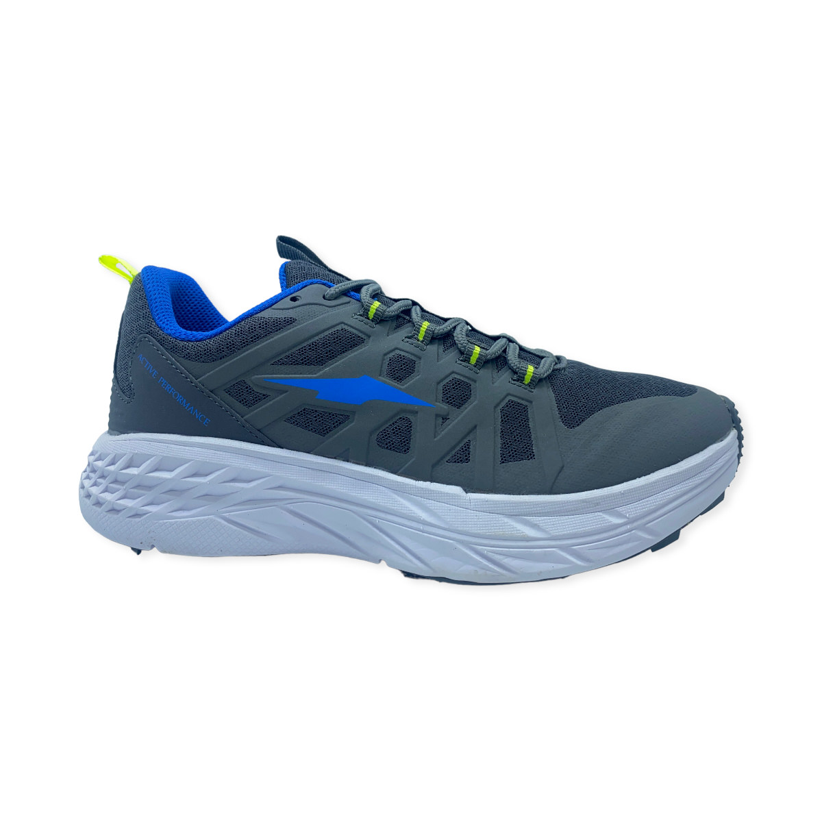 Zapatilla running TRAIL RUNNING GRIS-FCIA-LIMA