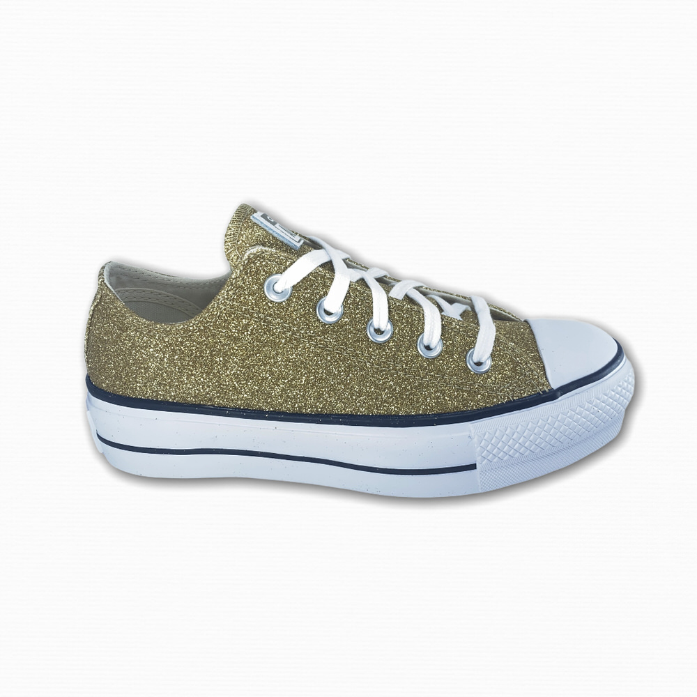 Zapatilla urbano ALL STAR LIFT OX AMARILLO BRILLO