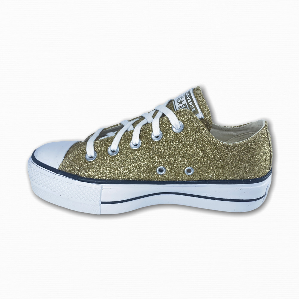 Zapatilla urbano ALL STAR LIFT OX AMARILLO BRILLO
