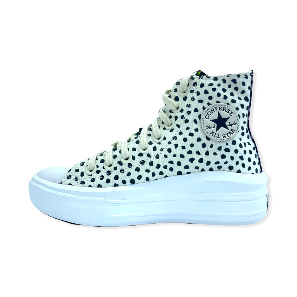 Zapatilla urbano CHUCK TAYLOR MOVE HI PLAT.EGRET  WHITE