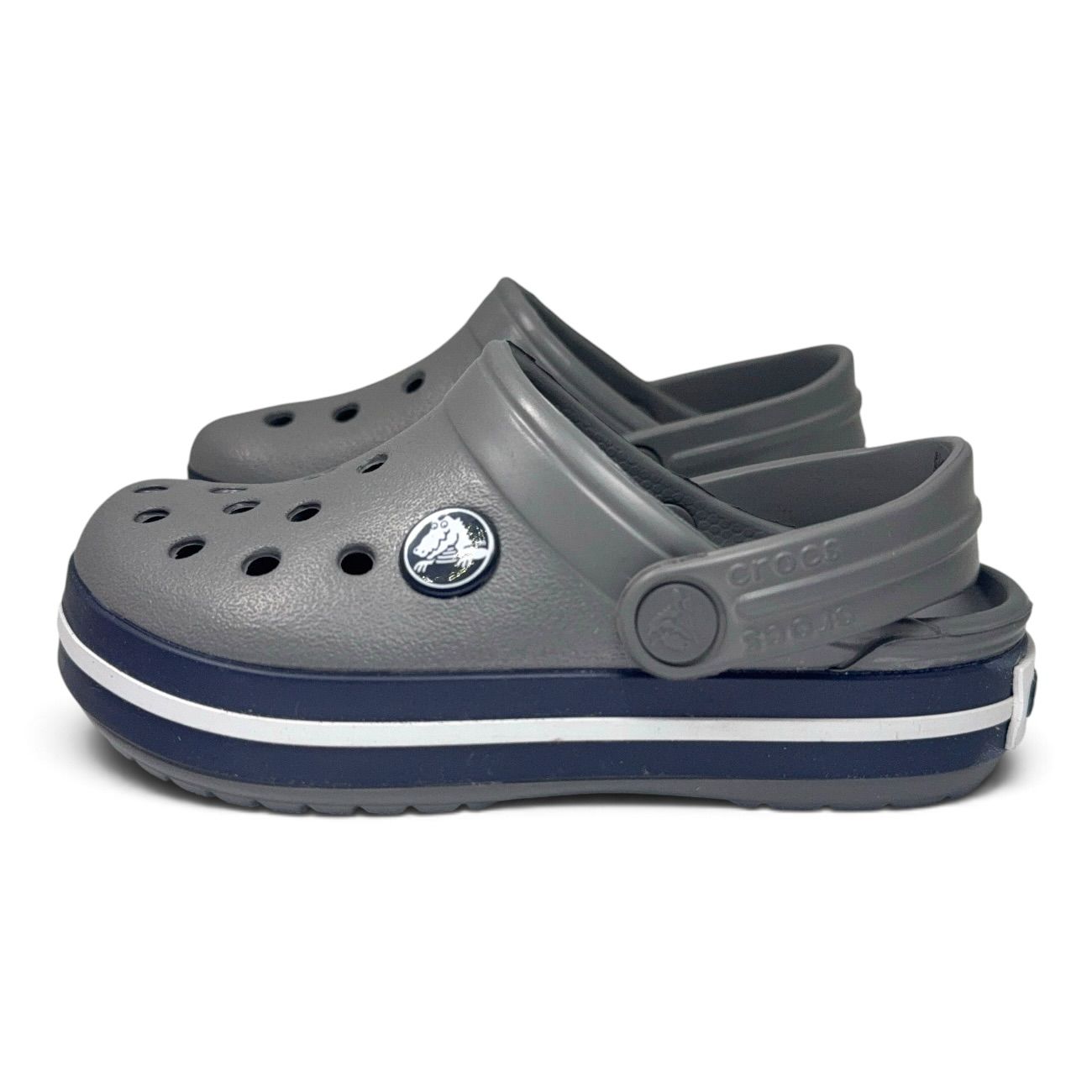 Calzado verano CROCBAND KIDS SMOKE NAVY