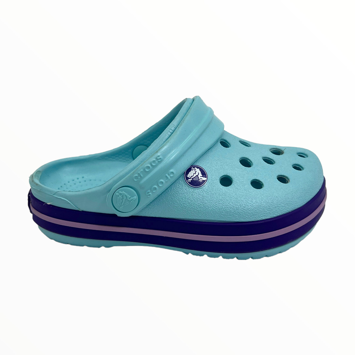 Calzado verano CROCBAND KIDS ICE BLUE