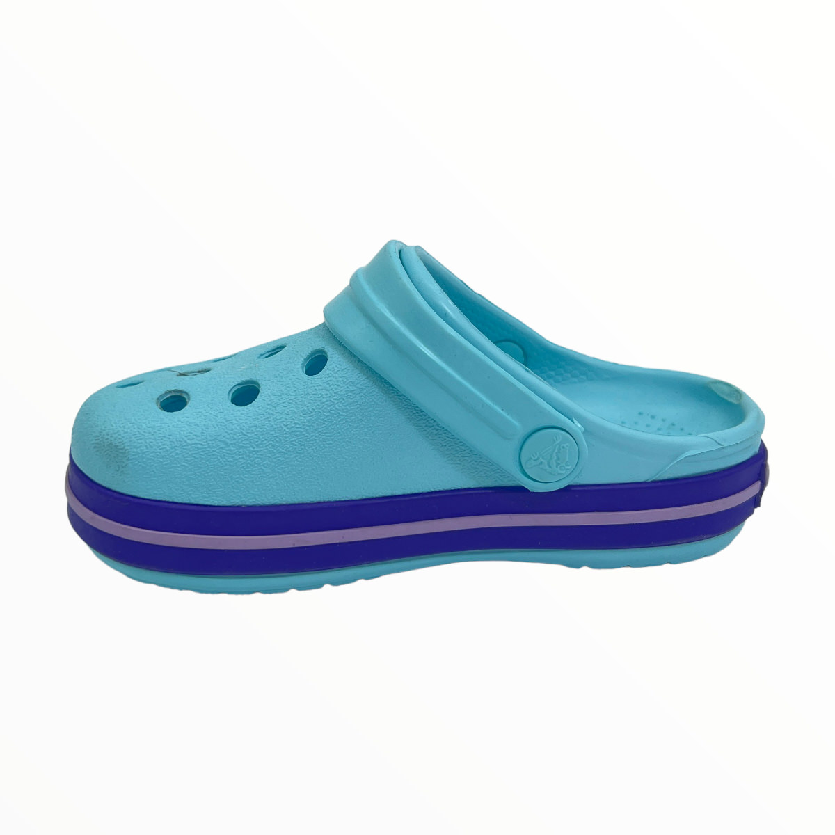 Calzado verano CROCBAND KIDS ICE BLUE