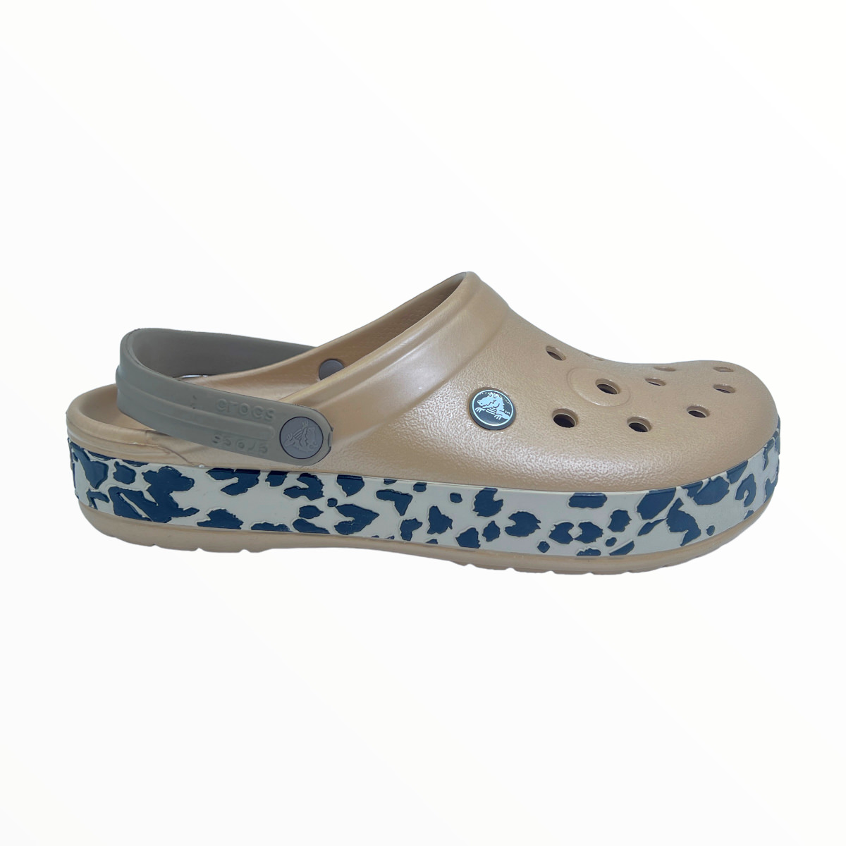 Calzado verano CROCBAND LEOPARD CLOG GOLD  LEOPARD