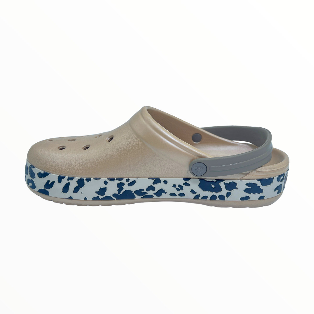 Calzado verano CROCBAND LEOPARD CLOG GOLD  LEOPARD