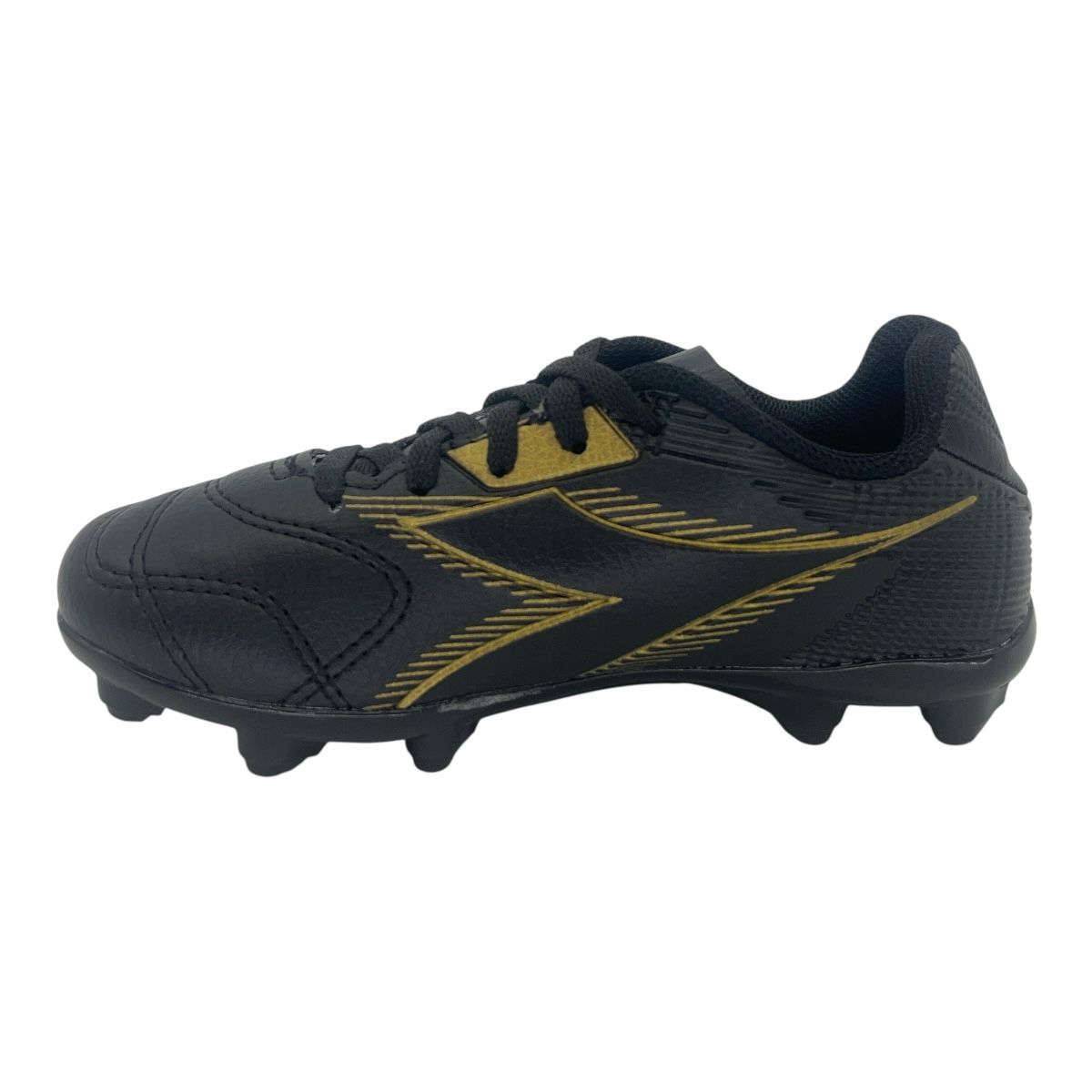 Zapatilla futbol 11 MUNDIALLY 4 KIDS NEG DORADO 