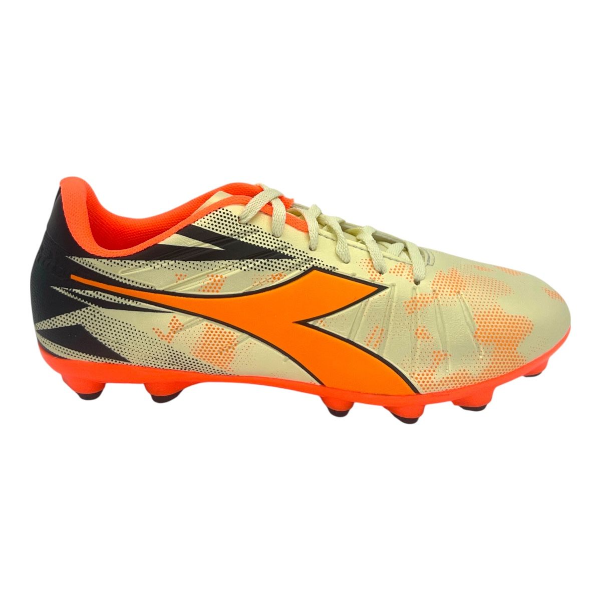 Zapatilla futbol11 VISION 3 BEIGE NARANJ