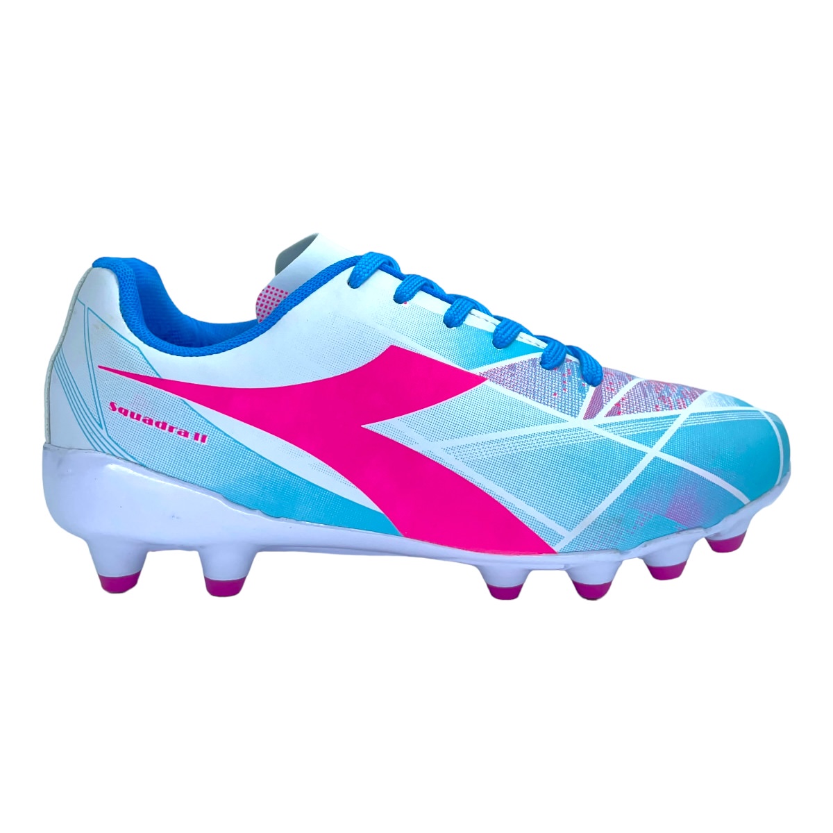 Zapatilla futbol11 SQUADRA II BLANCO AZ PINK