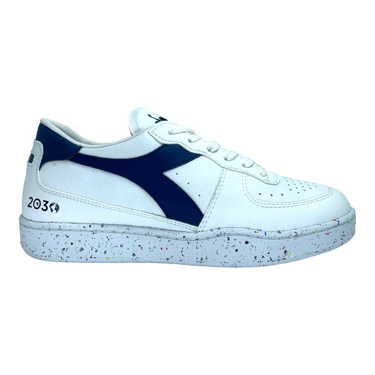 Zapatilla urbano MI BASKET LOW WHITE BLUE