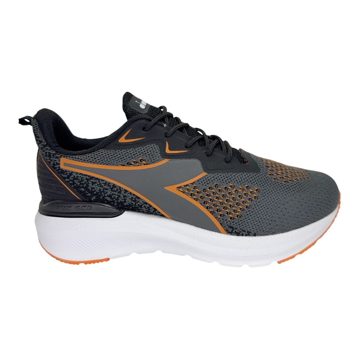 Zapatilla running CONSTANZA GRAFITO NARANJA
