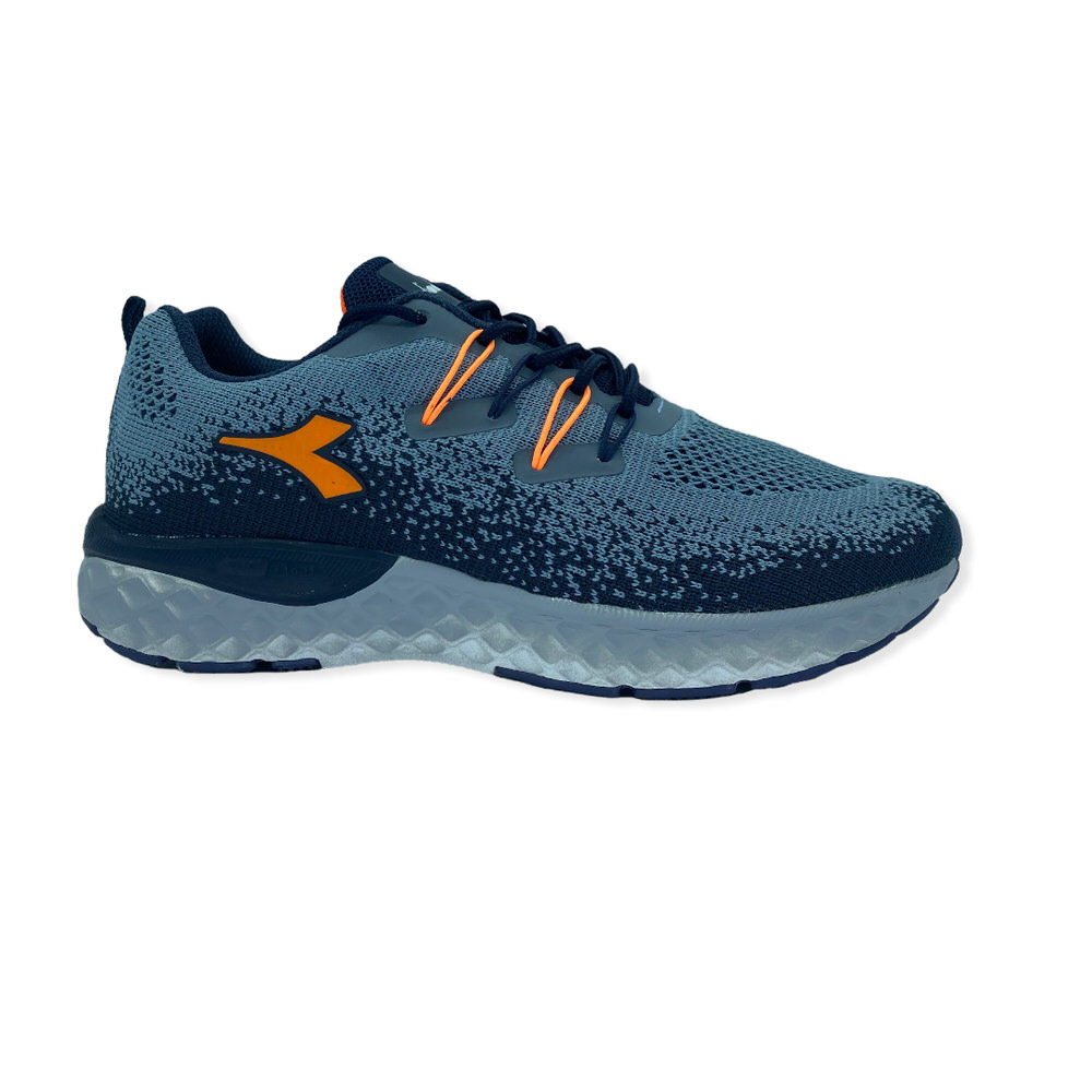 Zapatilla running LAZIO STEEL MNO-NARANJA