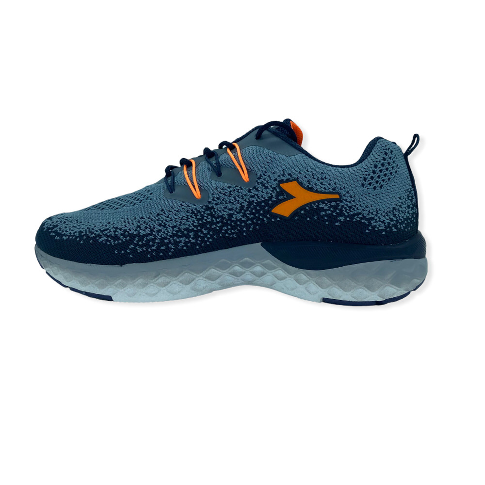 Zapatilla running LAZIO STEEL MNO-NARANJA