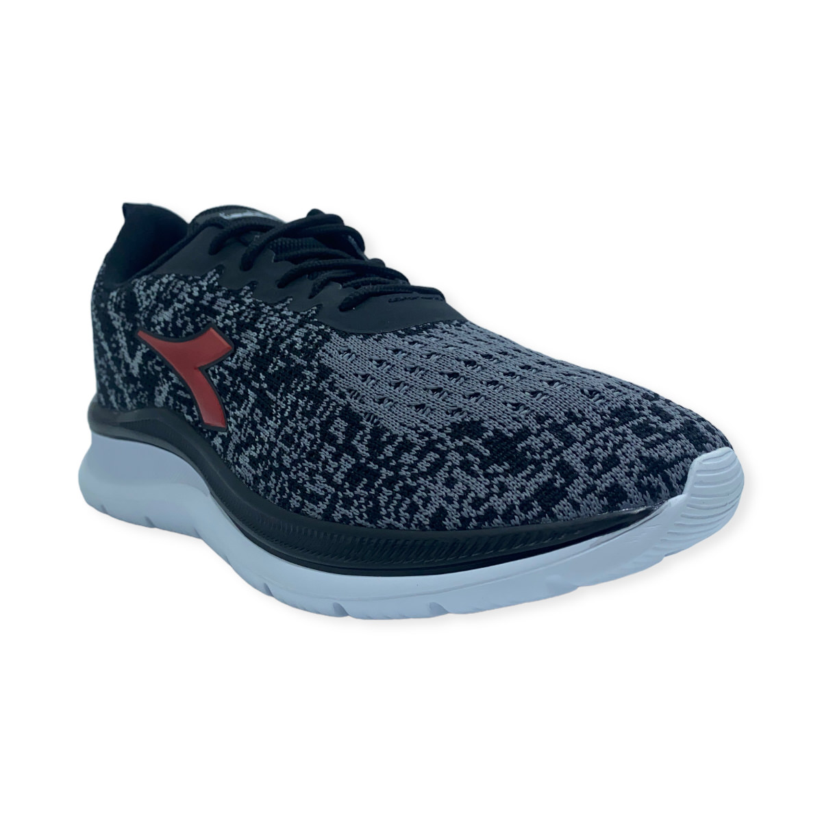 Zapatilla running TARANTO GRAFITO ROJO