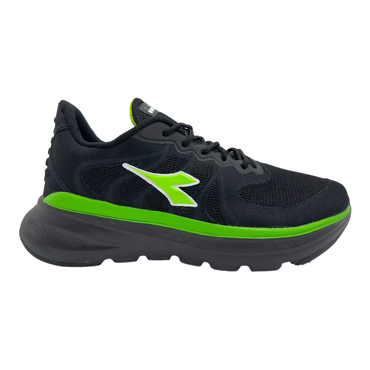 Zapatilla running ORVIETO  GRIS VERDE MACA
