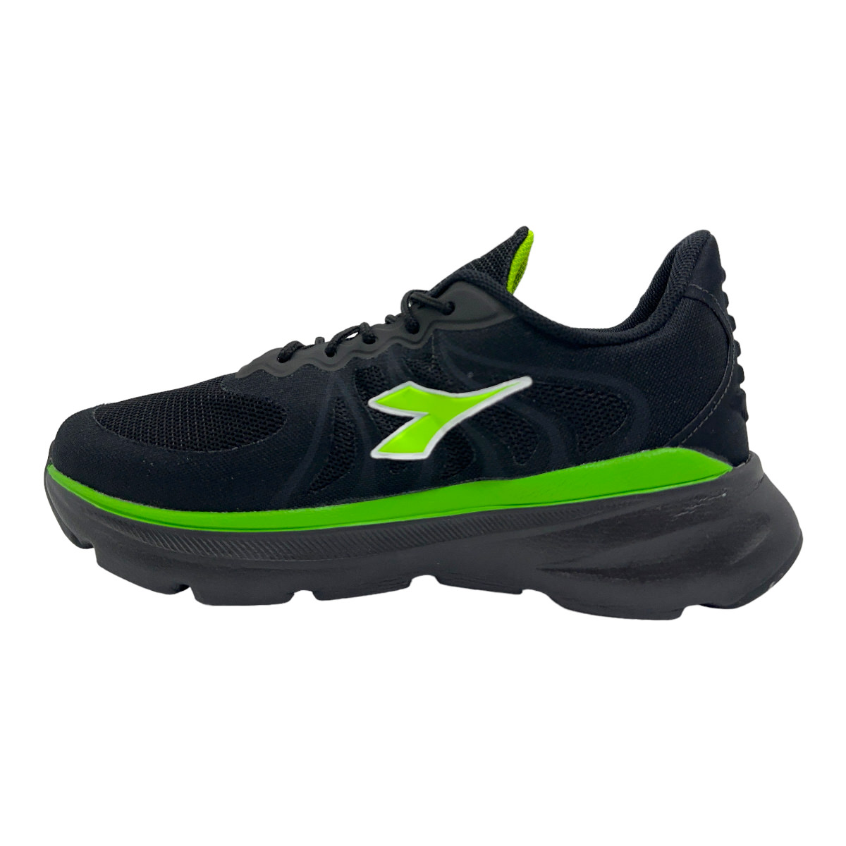 Zapatilla running ORVIETO  GRIS VERDE MACA