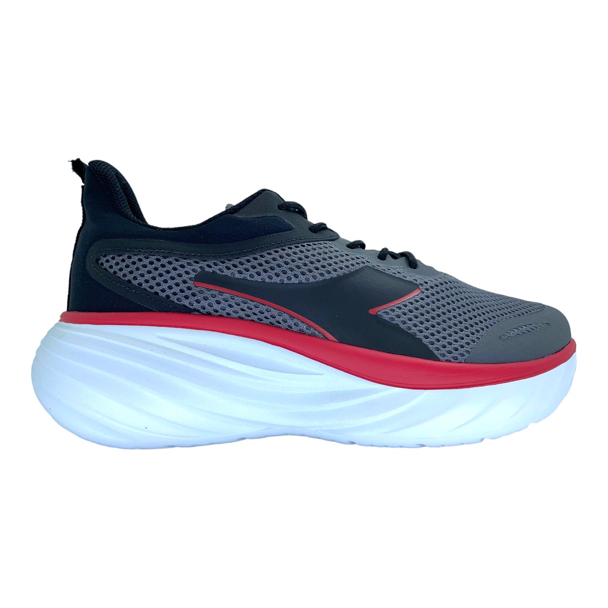 Zapatilla running NURSIA GRAFITO  ROJO