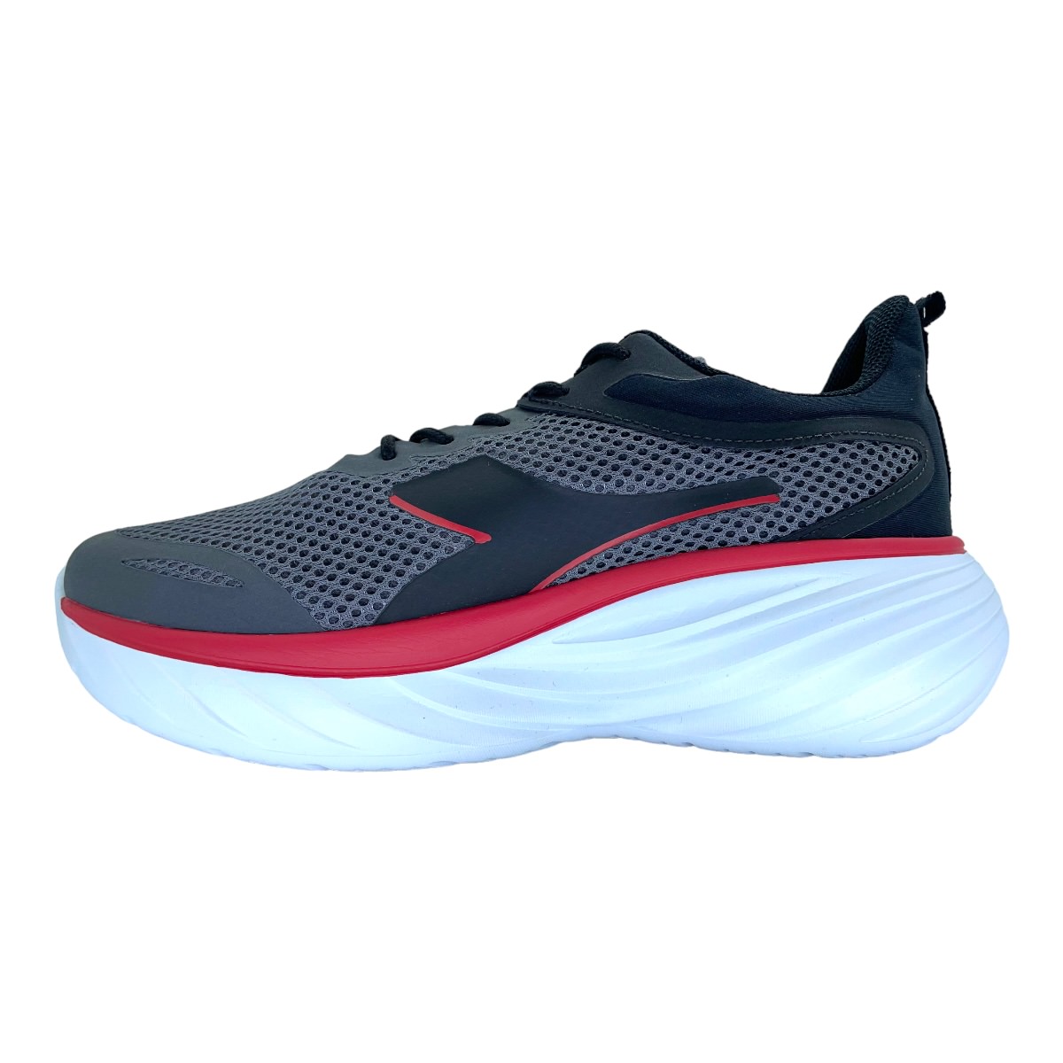 Zapatilla running NURSIA GRAFITO  ROJO