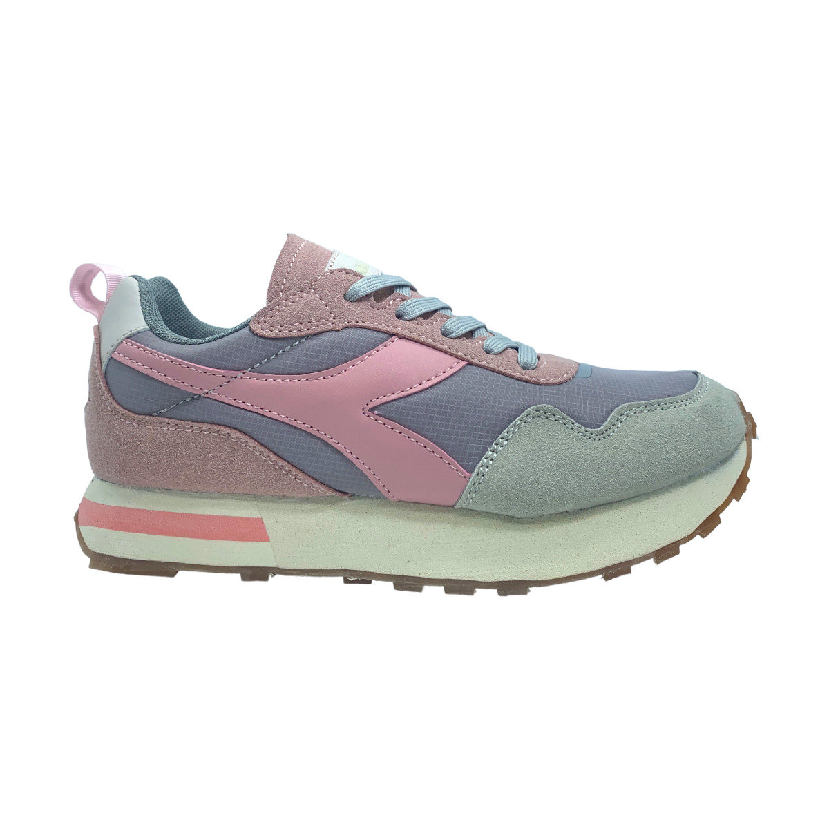 Zapatilla urbano BRLLAGIO GRIS ROSA