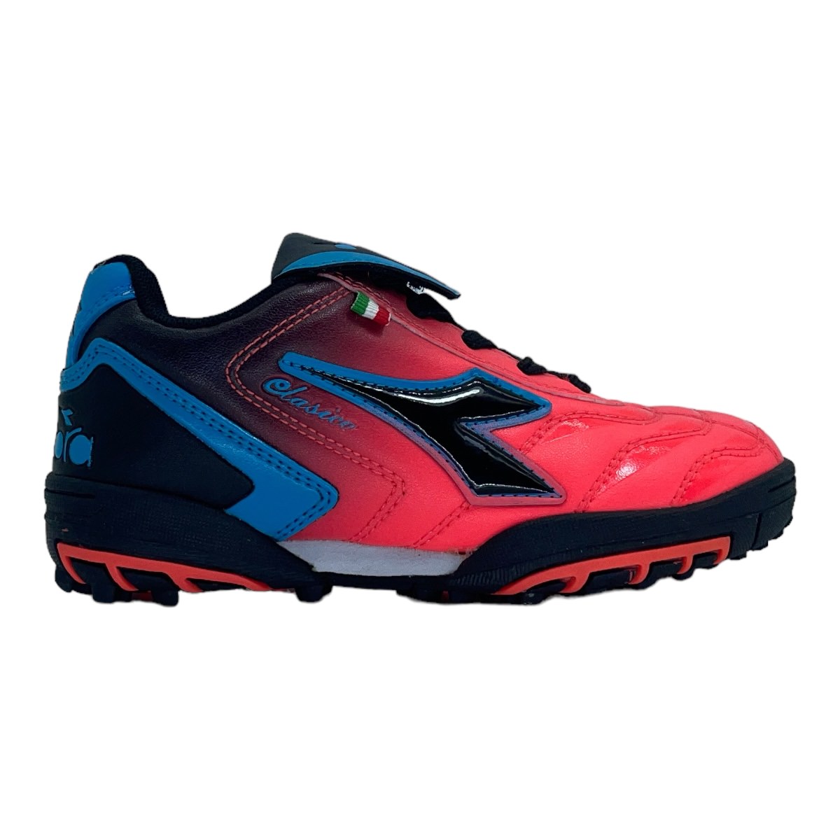 Zapatilla futbol f5 CLASICO KIDS TF CORAL CYAN