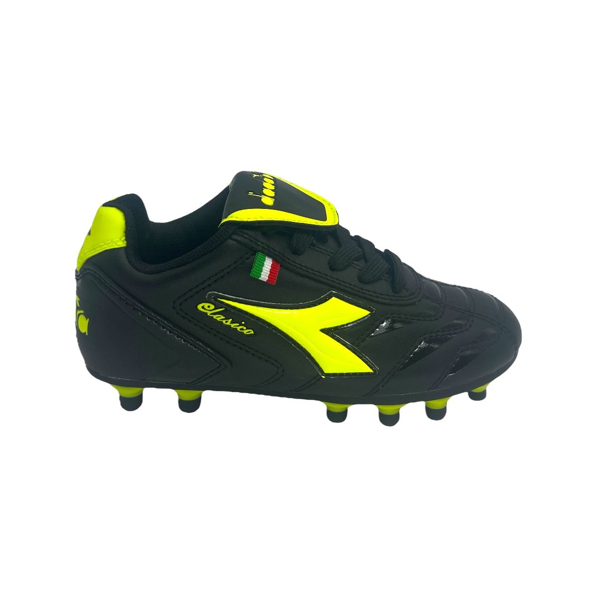 Zapatilla futbol 11 CLASICO KIDS  AMARILLO