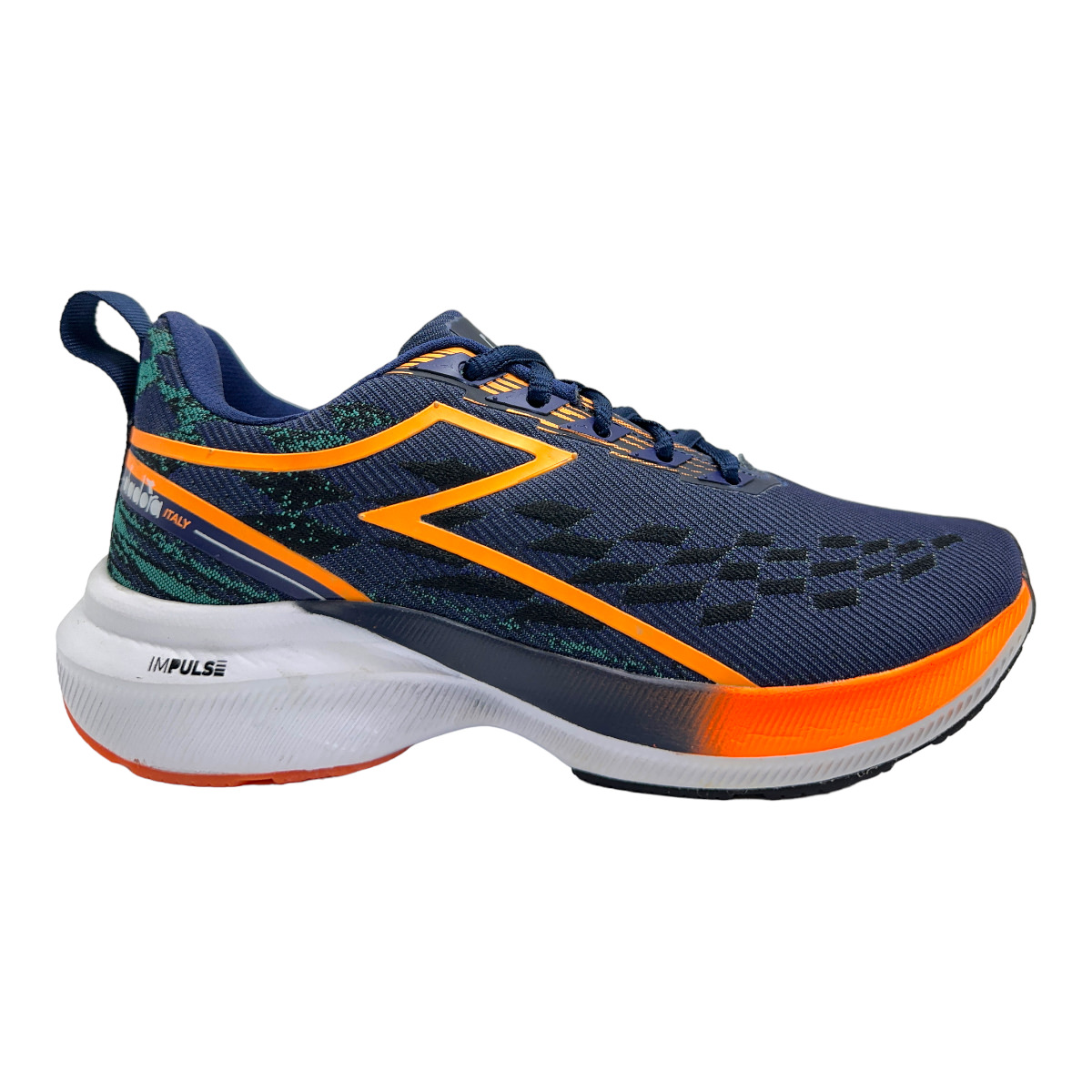 Zapatilla running FORMULA MARINO-NARANJA