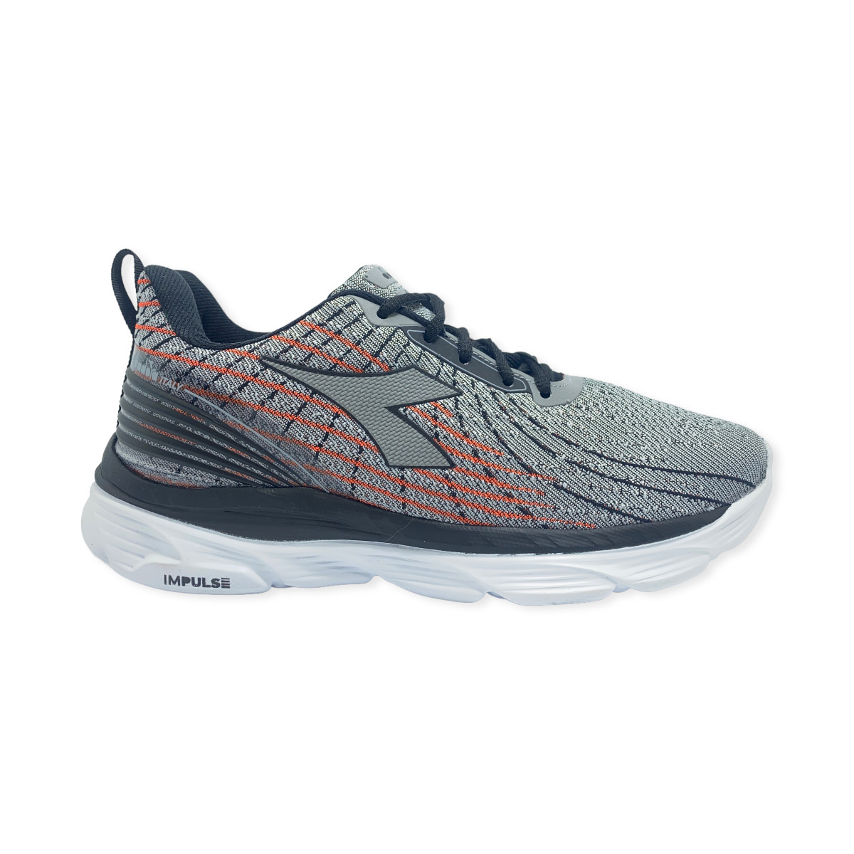 Zapatilla running ENVOLVE CINZA-NEG-NARANJA