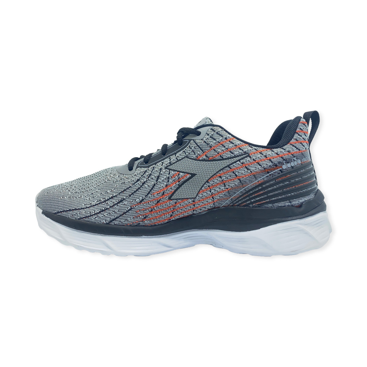 Zapatilla running ENVOLVE CINZA-NEG-NARANJA