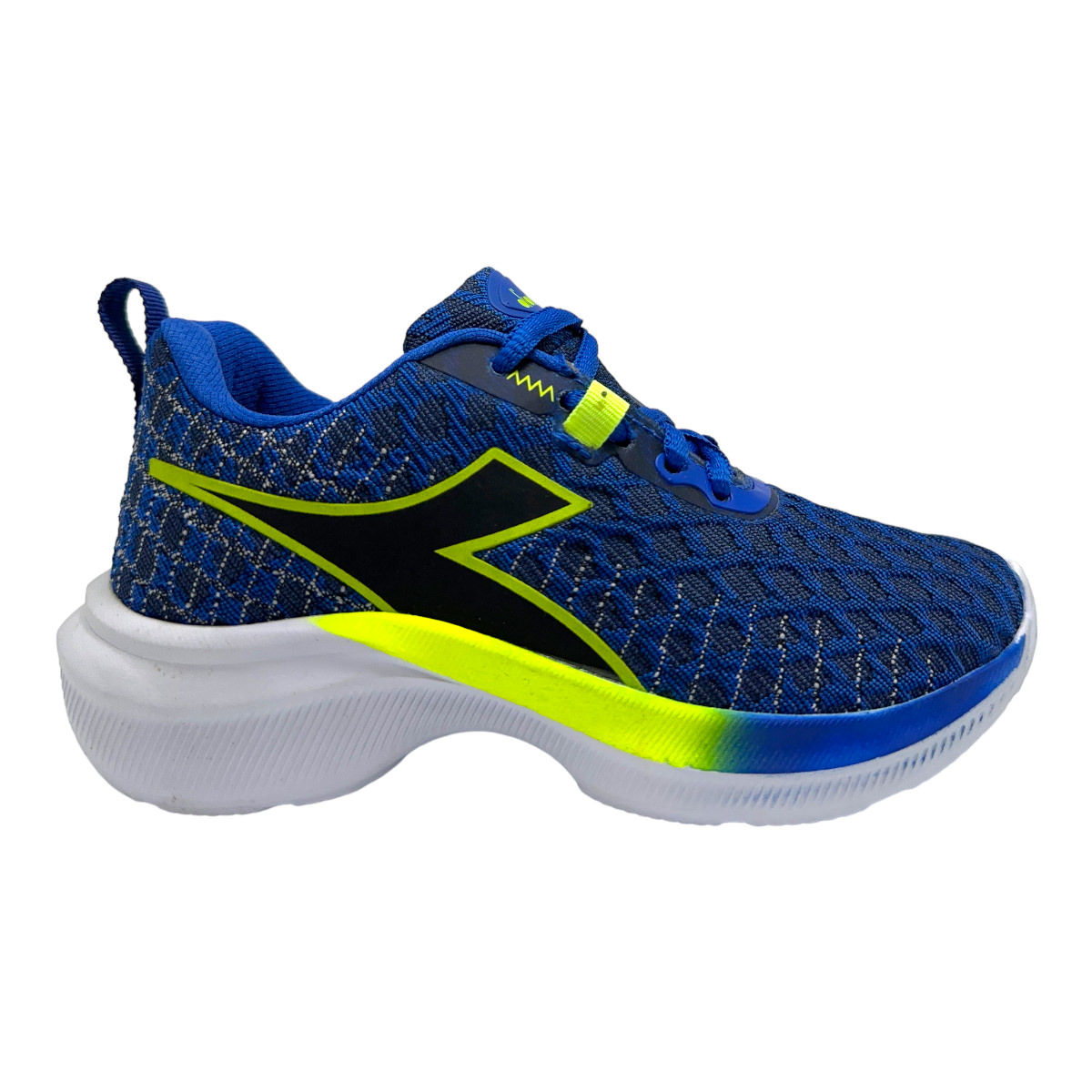 Zapatilla running GRID KIDS ROYAL CITRICO