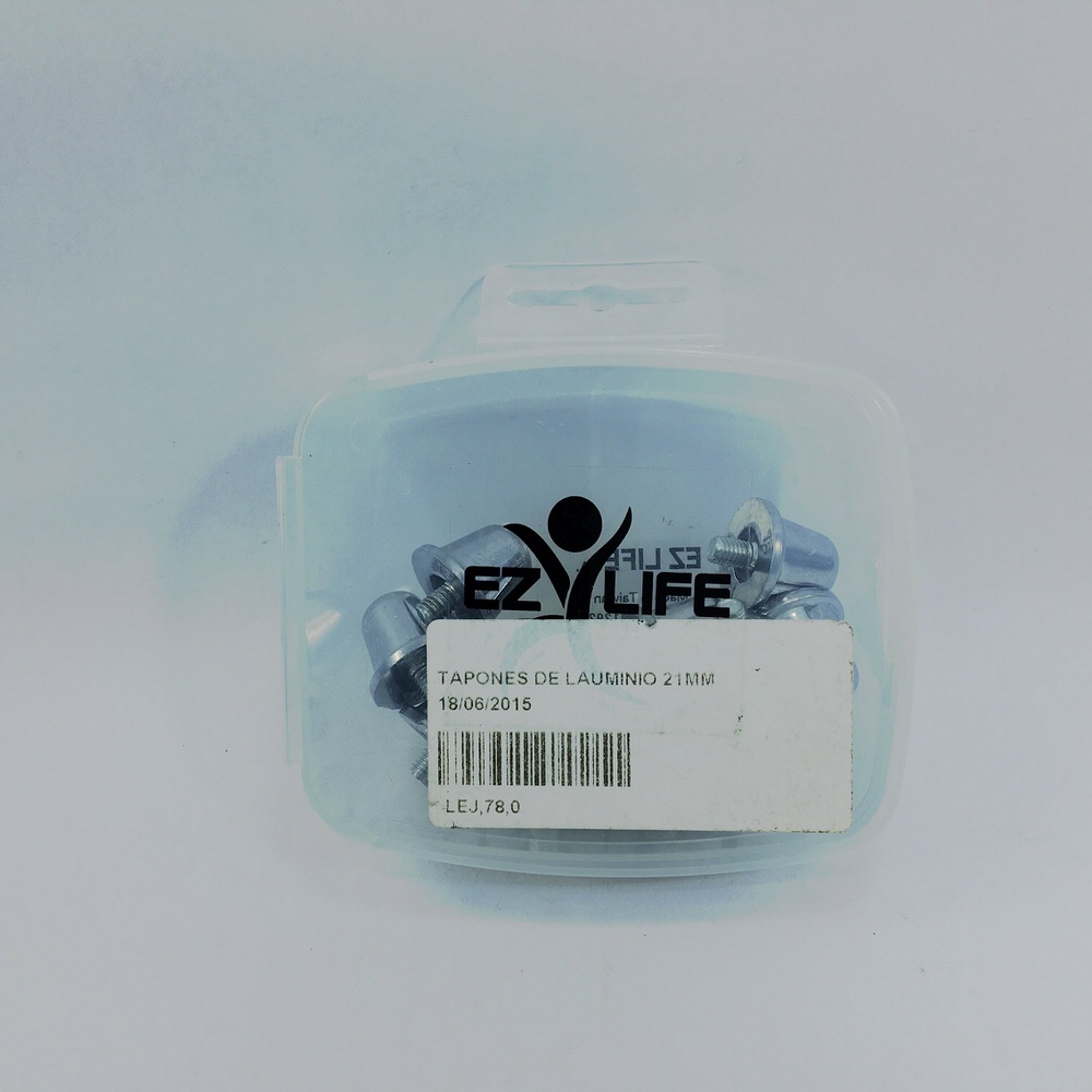 TAPONES DE ALUMINIO 21MM