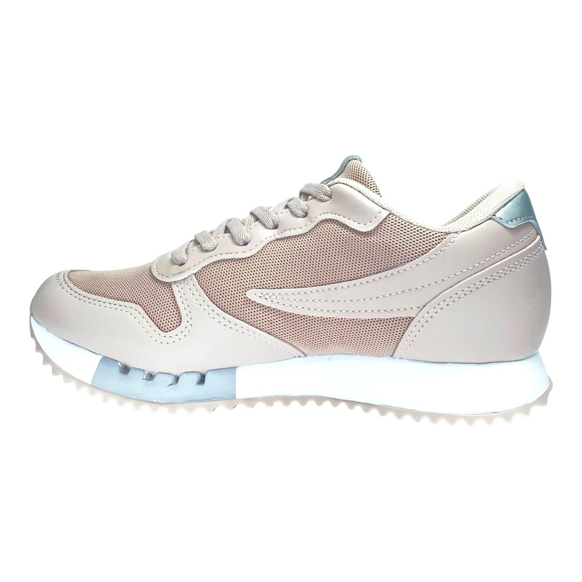 Zapatilla urbano EURO JOGGER ROSA BLANCO PLATA