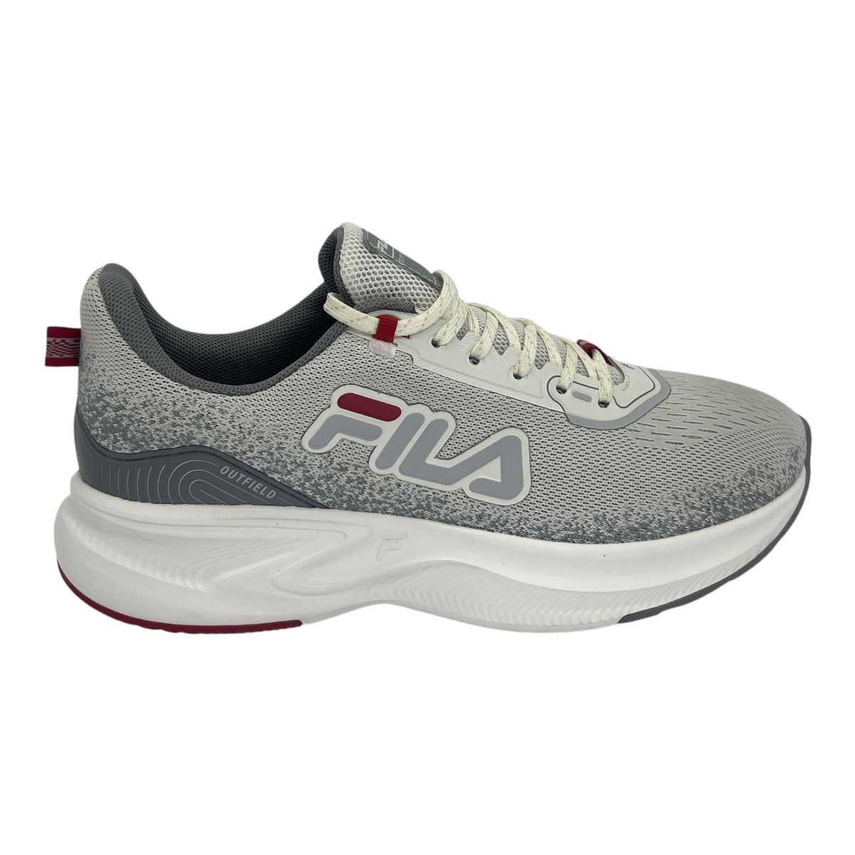 Zapatilla running OUTFIELD BLANCO CINZA ROJO