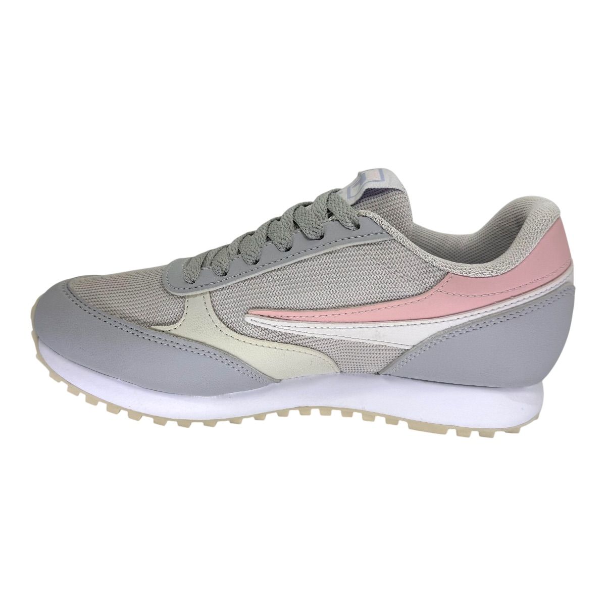 Zapatilla urbano RENNO CLASSIC PLATA BLANCO ROSA