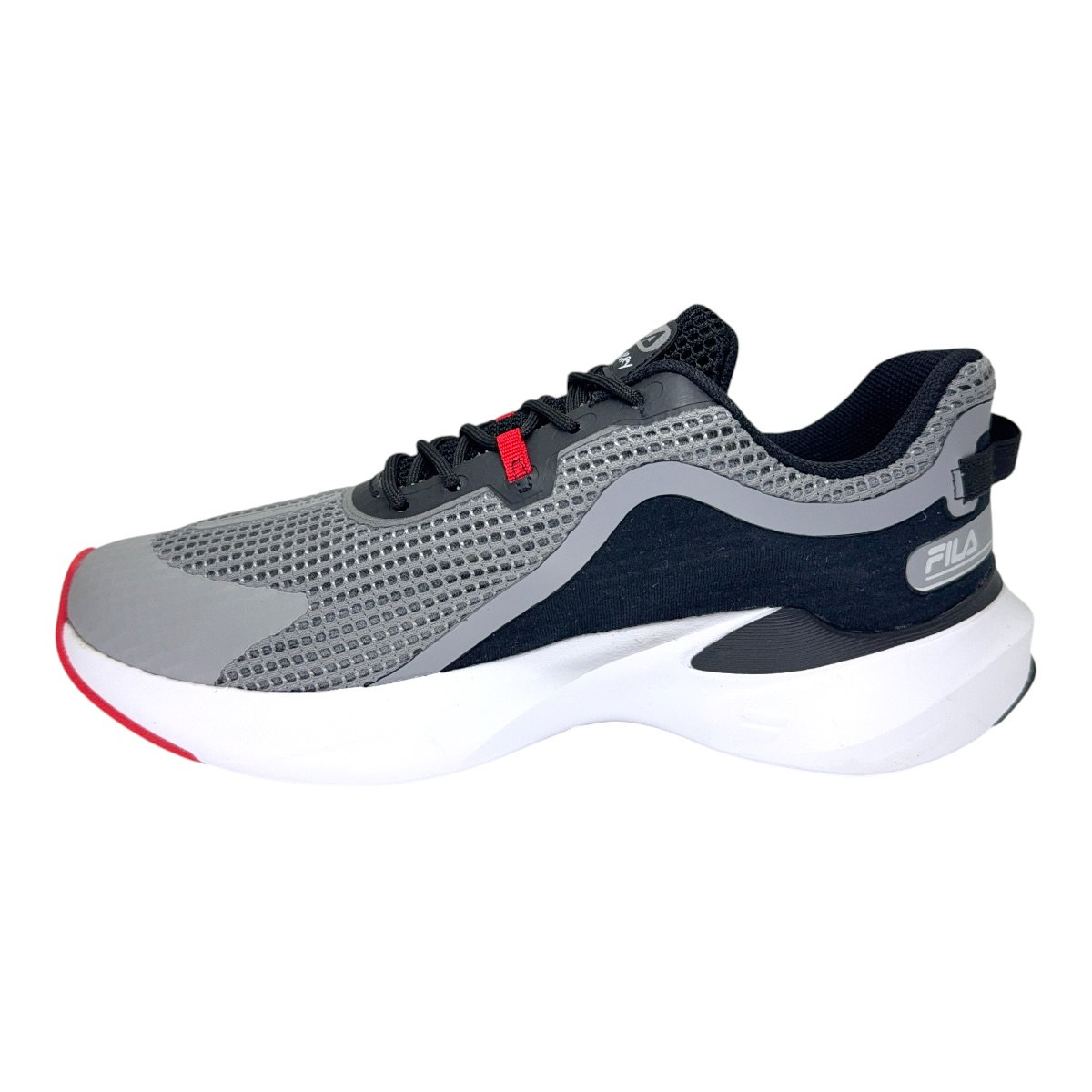 Zapatilla running RECOVERY GRIS NEG ROJO