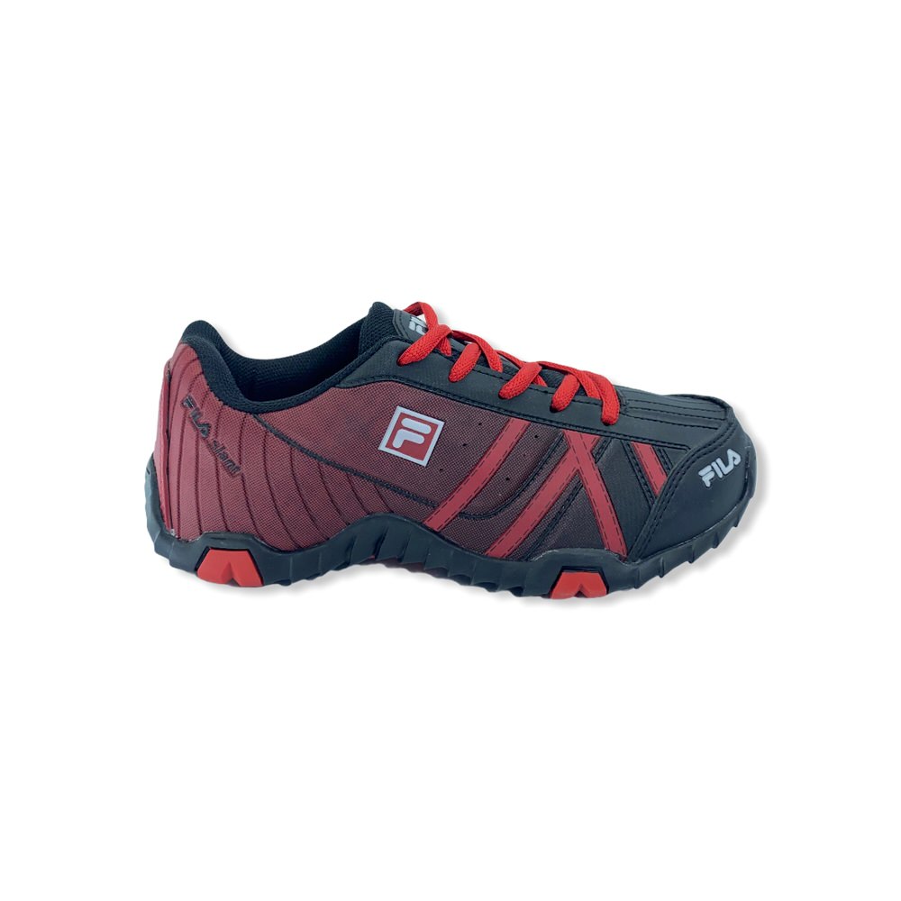 Zapatilla trekking SLANT SUMMER KIDS NEG/ROJO/18