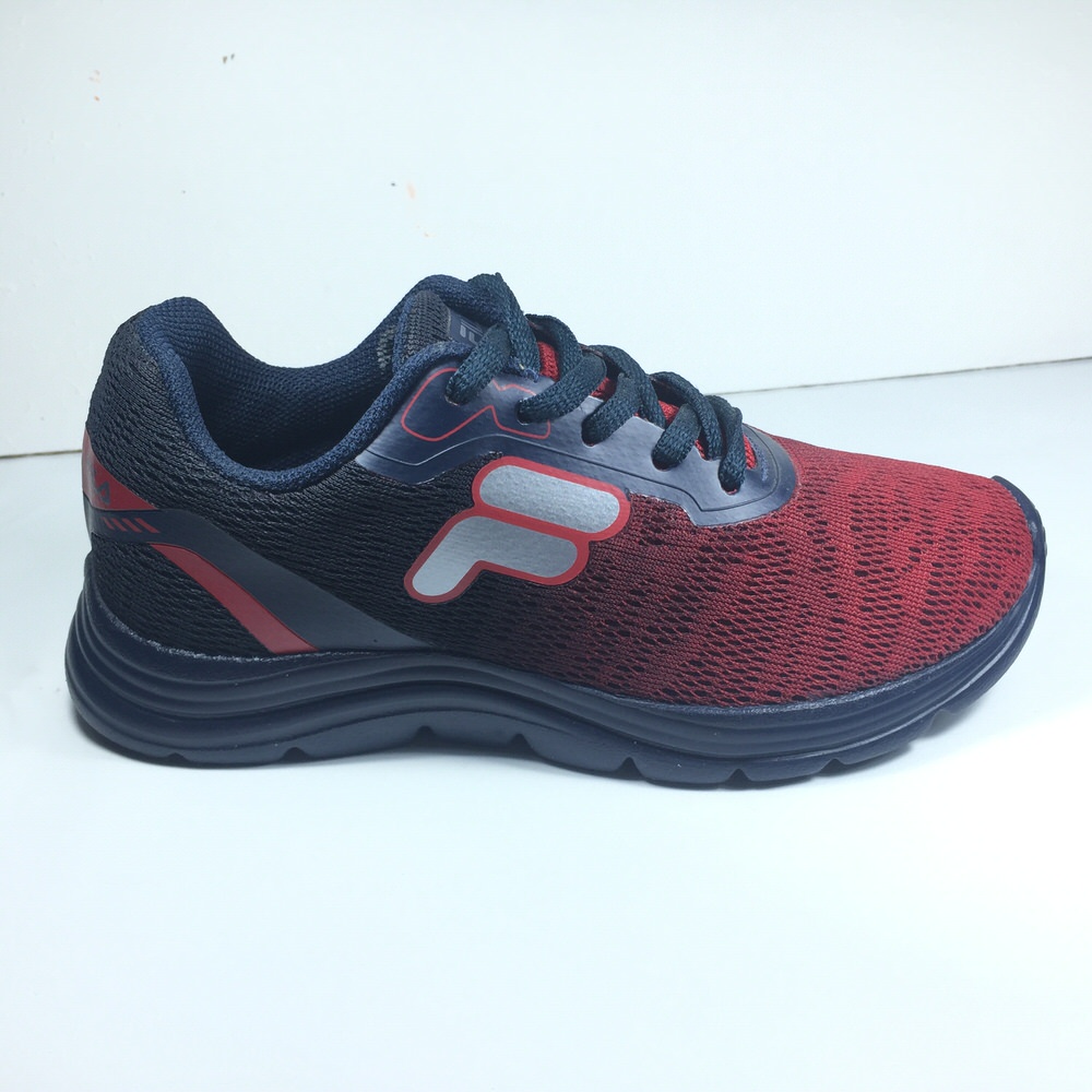 Zapatilla running VOLT KIDS ROJO/MNO/PLATA/19