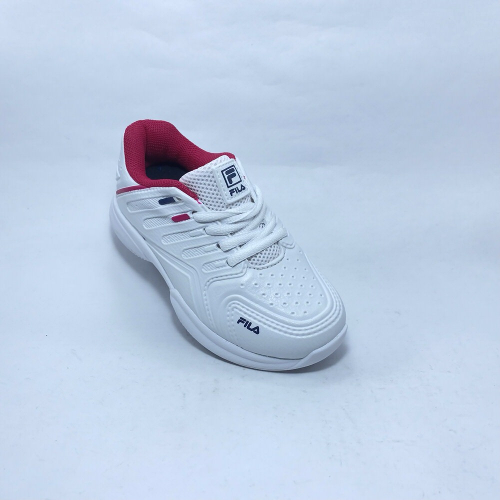 Zapatilla tenis LUGANO 6.0 KIDS BCO/VIOL/MNO/20