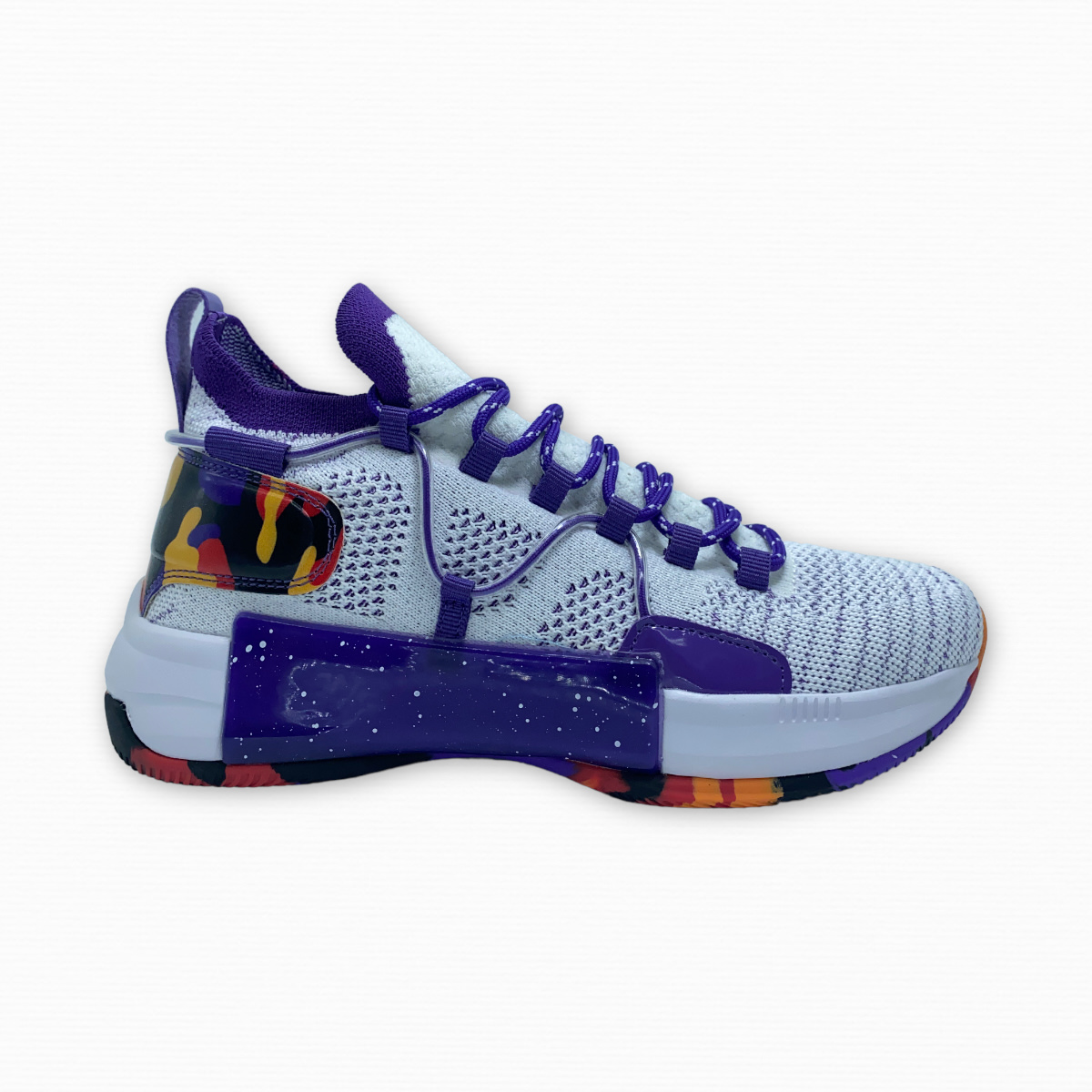Zapatilla basquet JUMP BALL BCO/VIOLETA