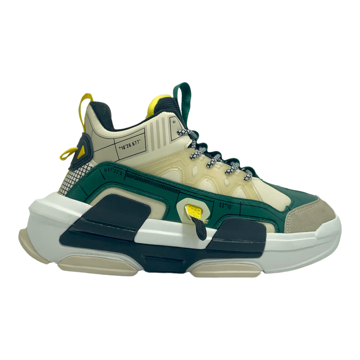 Zapatilla basquet PROUD ONE BCO VERDE