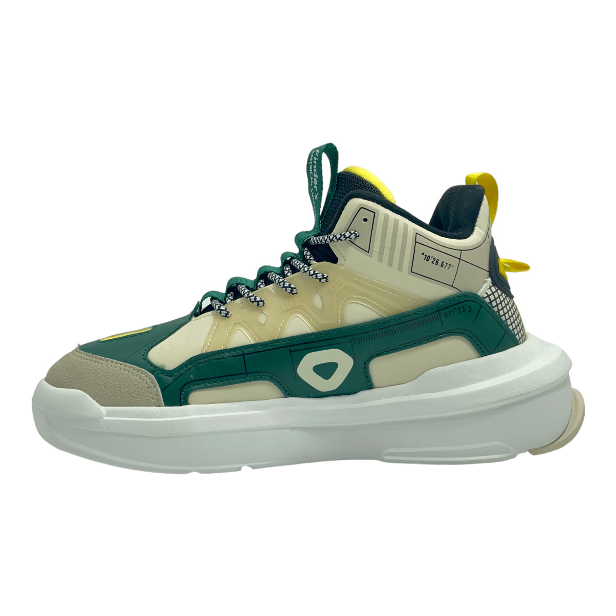 Zapatilla basquet PROUD ONE BCO VERDE
