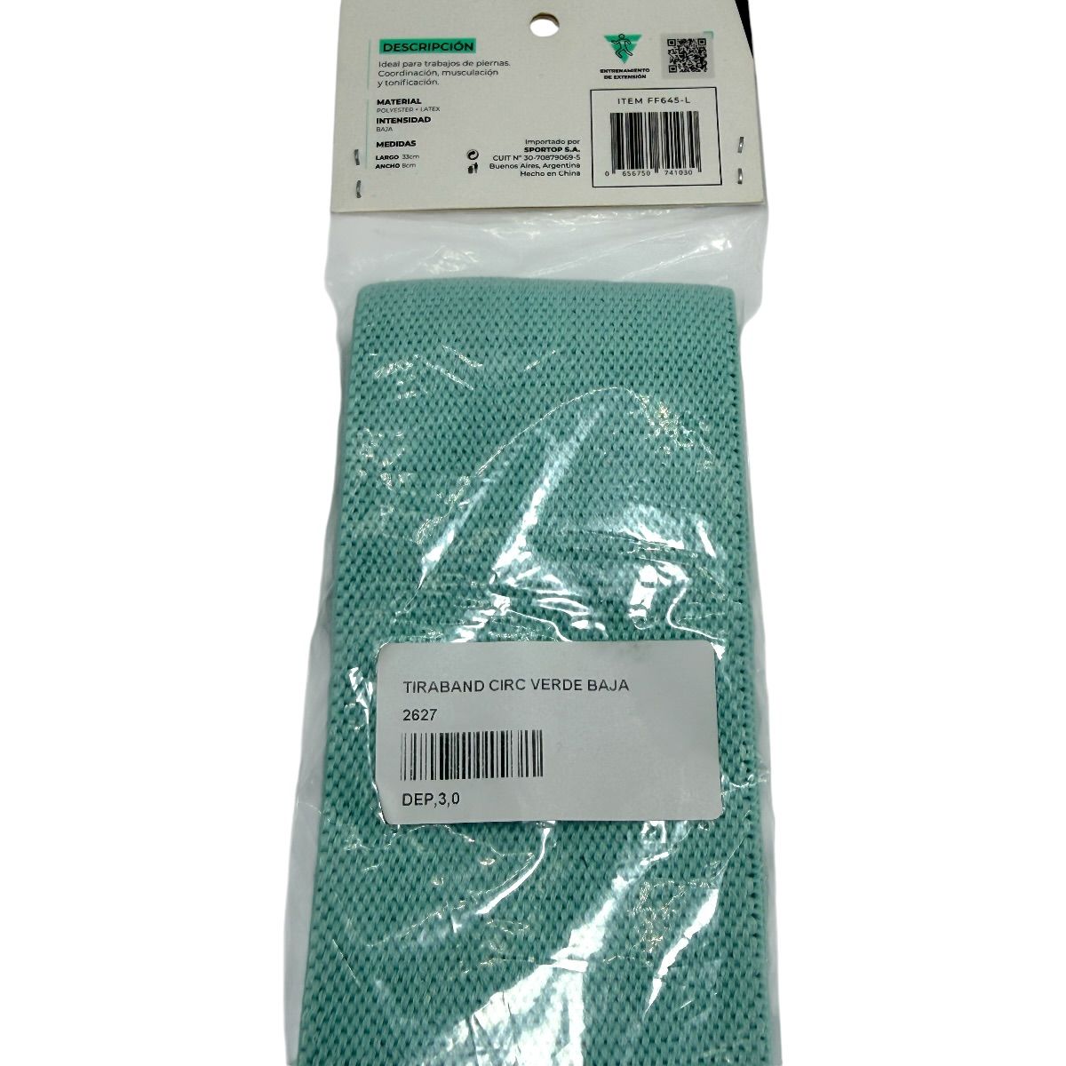 TIRABAND CIRC VERDE BAJA