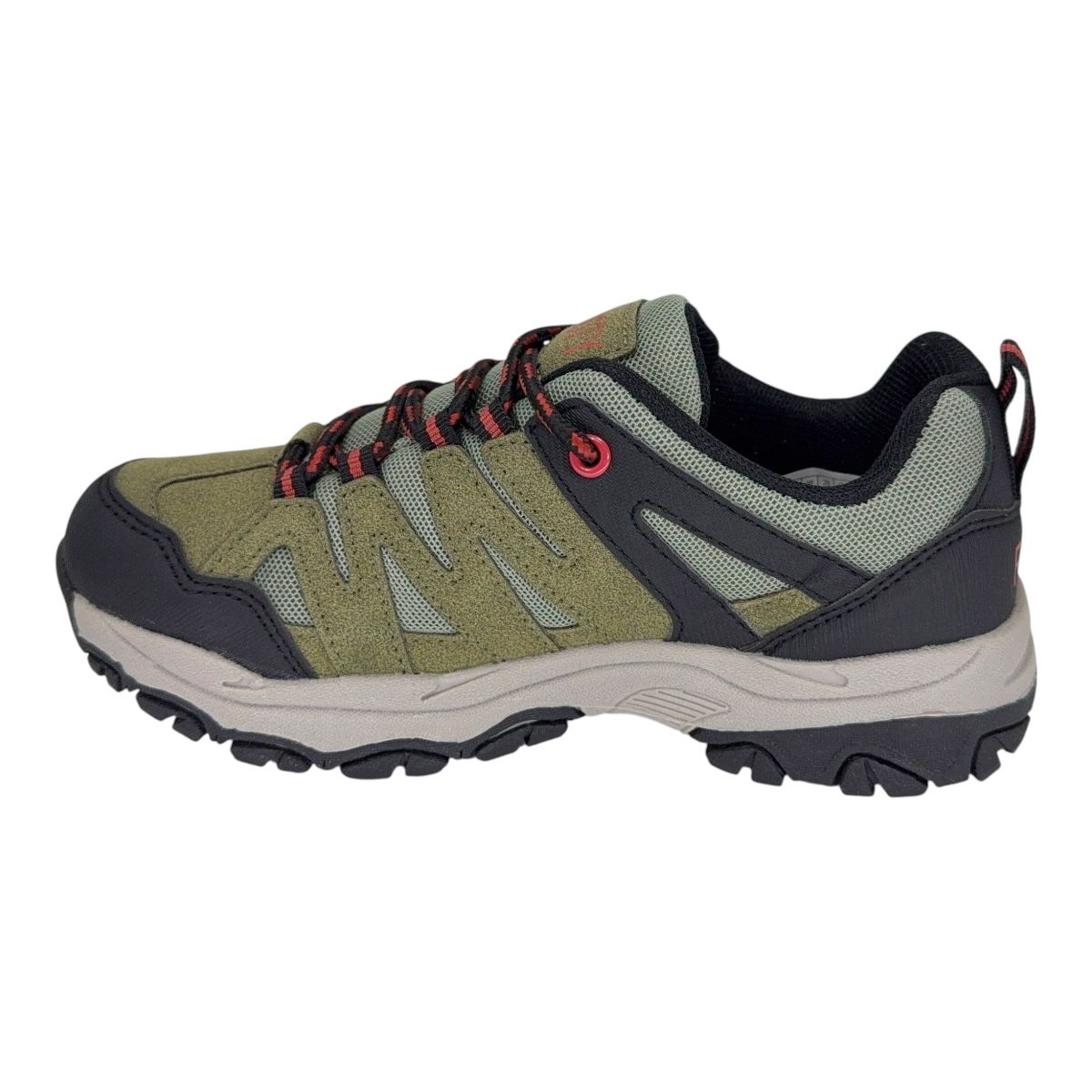 Zapatilla trekking CALZ LINEA TREKKING NEG VERDE ROJO